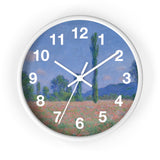 Giverny Poppy | Clock