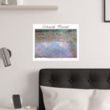 Pond Clouds | Titled | Satin Poster
