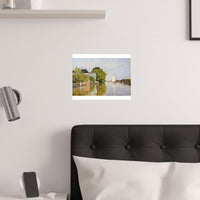 Achterzaan | Satin Poster