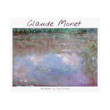 Pond Clouds | Titled | Satin Poster