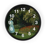 Lady in the Garden | Clock
