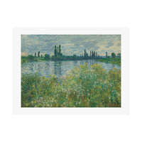 Banks of the Seine | Satin Poster