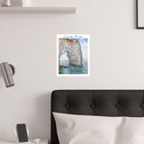 Manneporte | Titled | Satin Poster