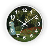Lady in the Garden | Clock