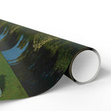 Lady in the Garden | Wrapping Paper