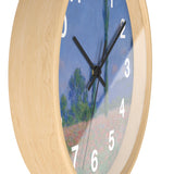 Giverny Poppy | Clock
