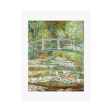 Water Lily Bridge | Satin Poster