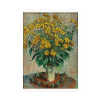 Artichoke Flowers | Satin Poster