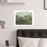 Dahlias | Titled | Satin Poster