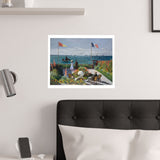 Sainte-Adresse Garden | Satin Poster