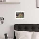 Flower Bed | Titled | Satin Poster