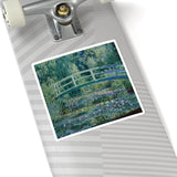 Lilies and Bridge | Sticker