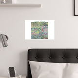 Giverny Garden | Titled | Satin Poster