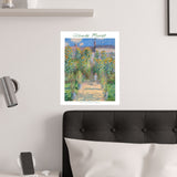 Vétheuil Garden | Titled | Satin Poster