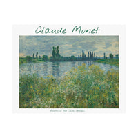 Banks of the Seine | Titled | Satin Poster