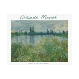 Banks of the Seine | Titled | Satin Poster