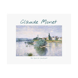 Lavacourt Seine | Titled | Satin Poster
