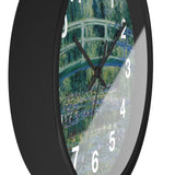 Lilies and Bridge | Clock