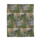 Girl with Dog | Blanket