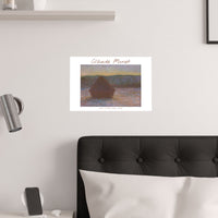 Sunset Stack | Titled | Satin Poster