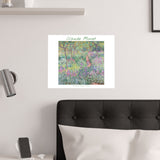 Giverny Garden | Titled | Satin Poster