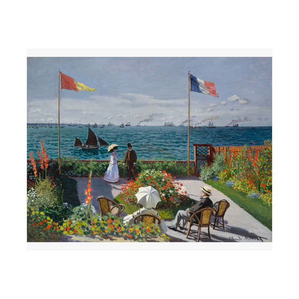 Sainte-Adresse Garden | Satin Poster