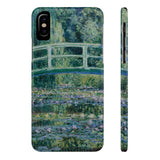 Lilies and Bridge | iPhone Case | slim
