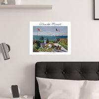 Sainte-Adresse Garden | Titled | Satin Poster