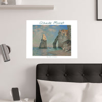 Étretat Cliffs | Titled | Satin Poster