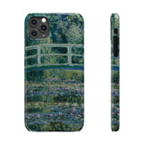 Lilies and Bridge | iPhone Case | slim