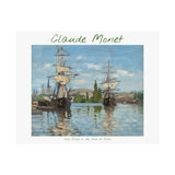 Ships | Titled | Satin Poster