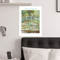 Water Lily Bridge | Titled | Satin Poster