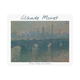 Gray Bridge | Titled | Satin Poster