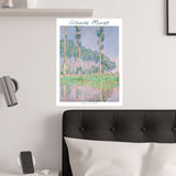 Poplars | Titled | Satin Poster