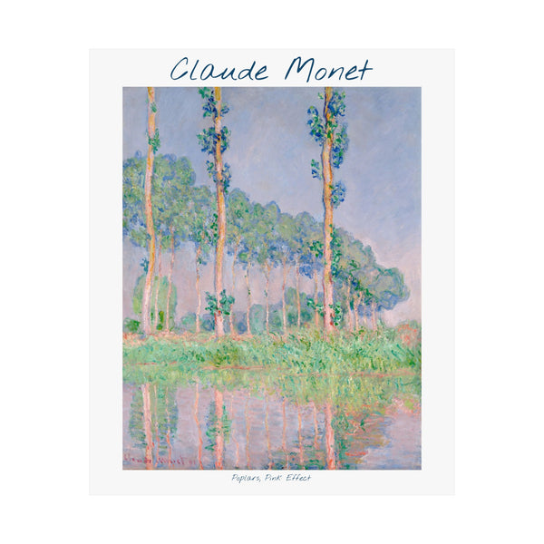 Poplars | Titled | Satin Poster