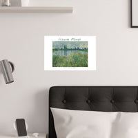 Banks of the Seine | Titled | Satin Poster