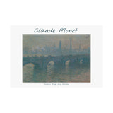 Gray Bridge | Titled | Satin Poster