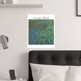 Irises | Titled | Satin Poster