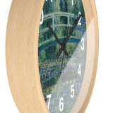Lilies and Bridge | Clock