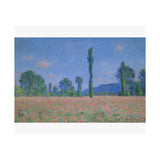 Giverny Poppy | Satin Poster