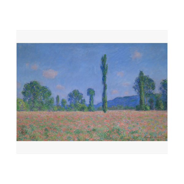 Giverny Poppy | Satin Poster