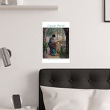 Embroidering | Titled | Satin Poster