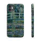 Lilies and Bridge | iPhone Case | slim