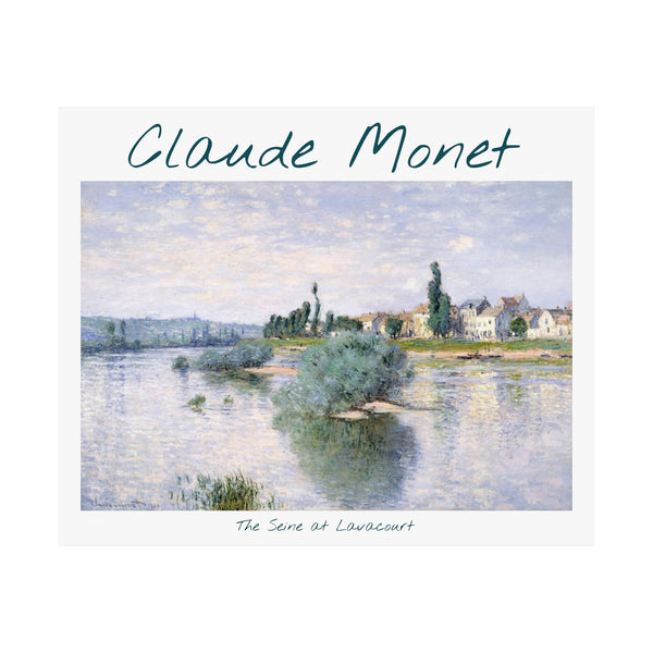 Lavacourt Seine | Titled | Satin Poster